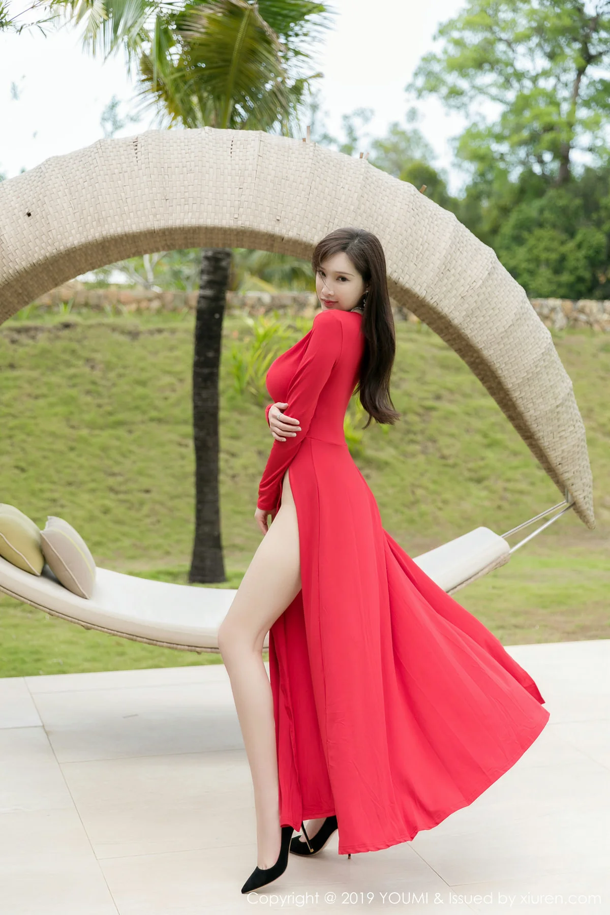 YOUMI 尤蜜荟 Vol.383 户外真空美女写真 奶瓶土肥圆矮挫丑.... - 1