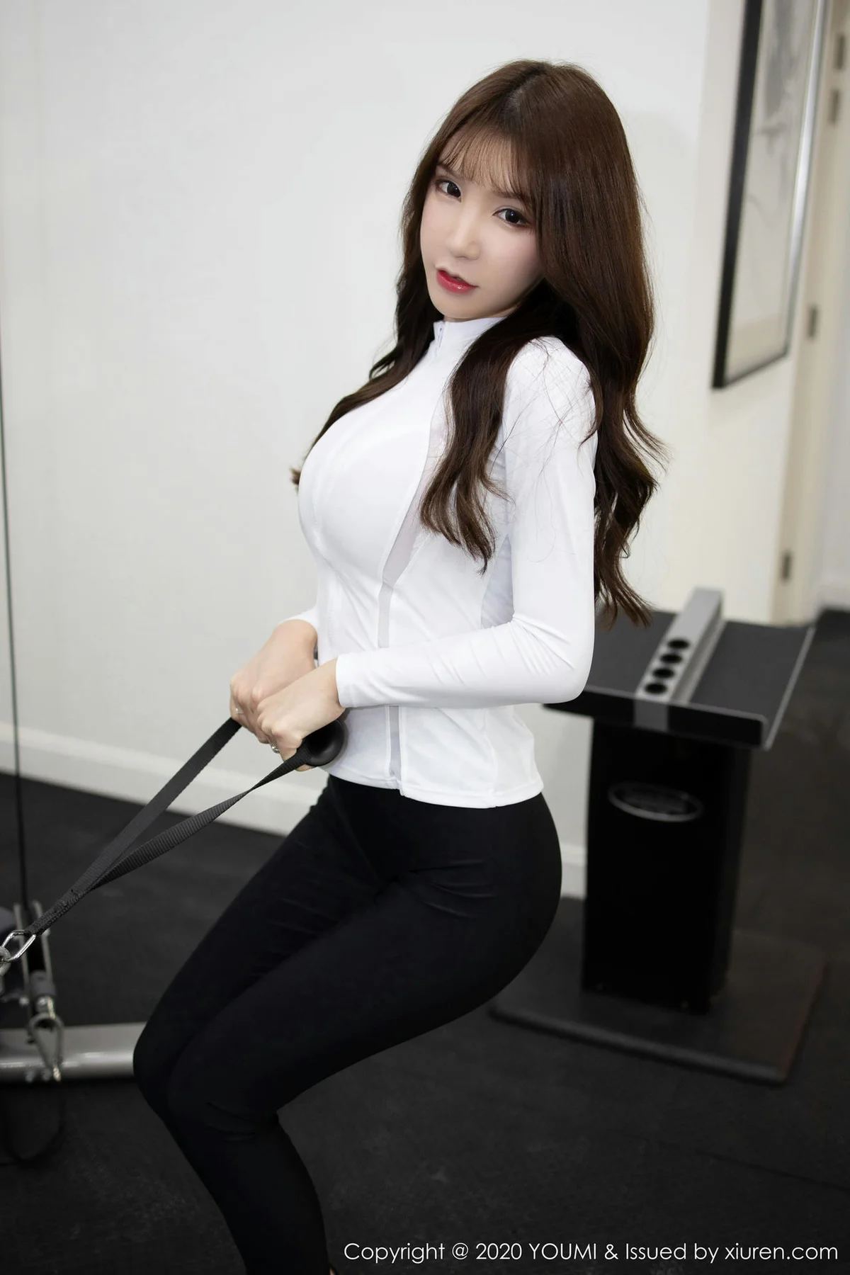 YOUMI 尤蜜荟 Vol.401 健身房主题健身辣妹 周于希Sandy 普吉岛... - 2