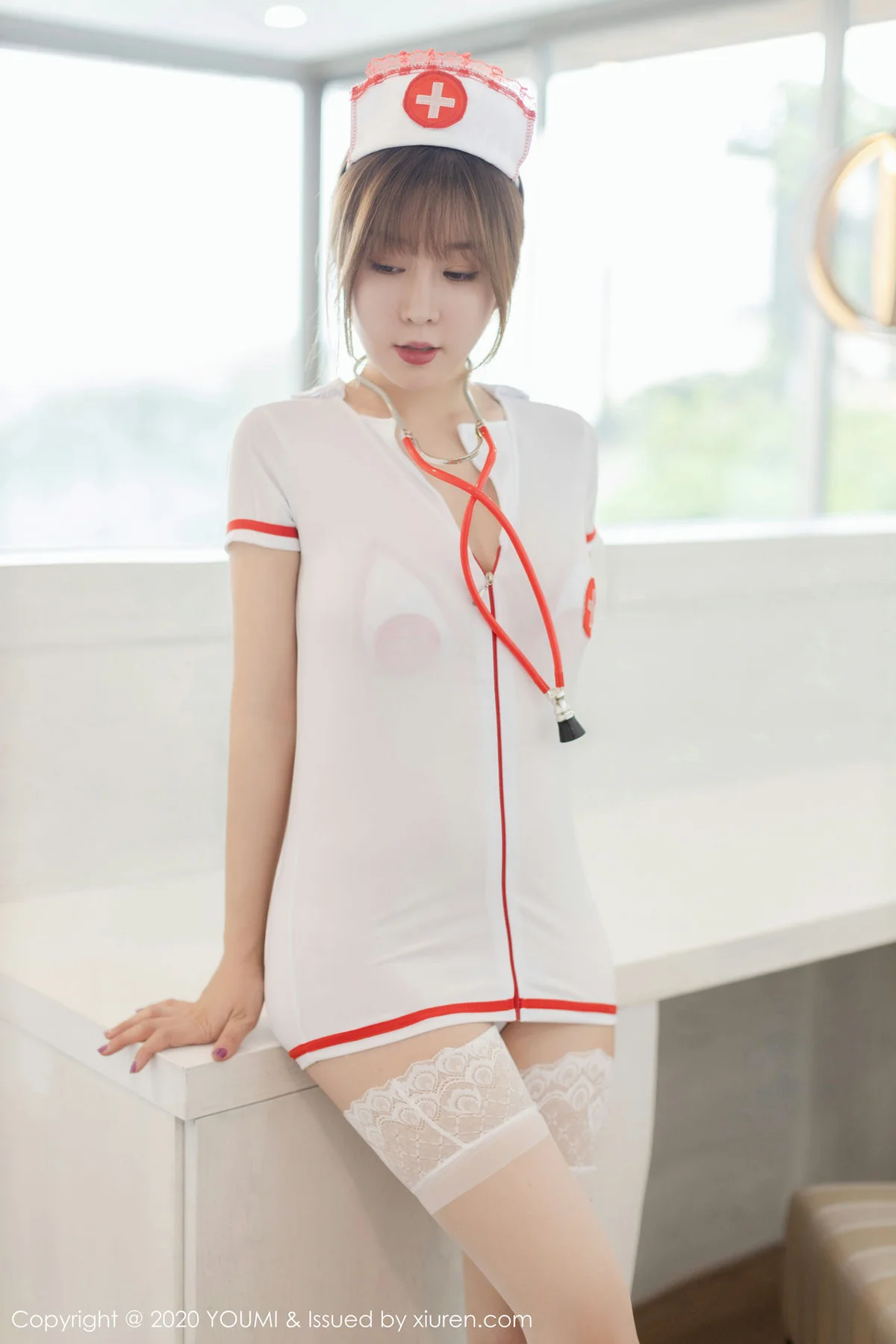 YOUMI 尤蜜荟 Vol.403 王雨纯 护士制服写真 - 4