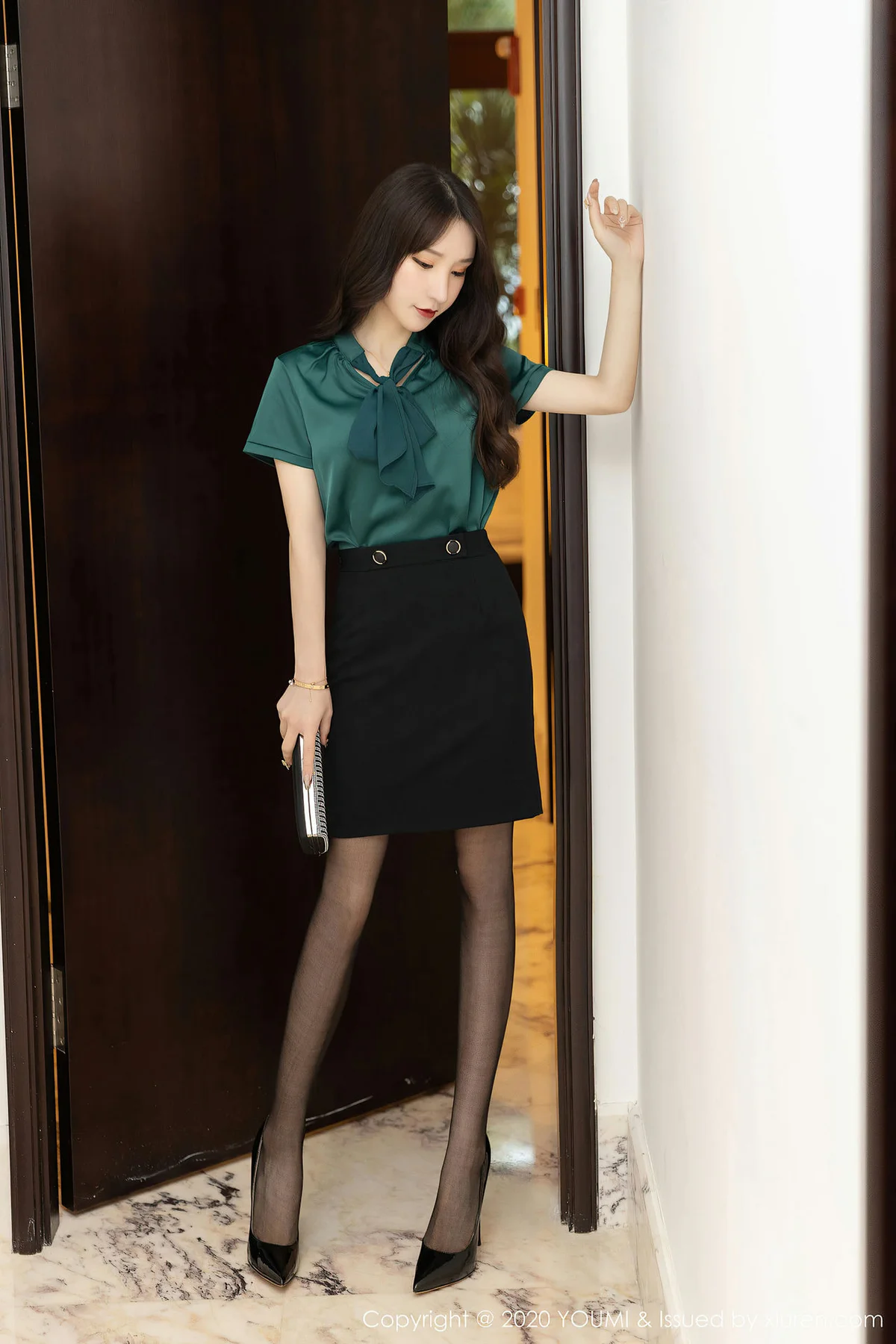 YOUMI 尤蜜荟 Vol.519 秘书ol魅惑黑丝 周于希sandy - 2