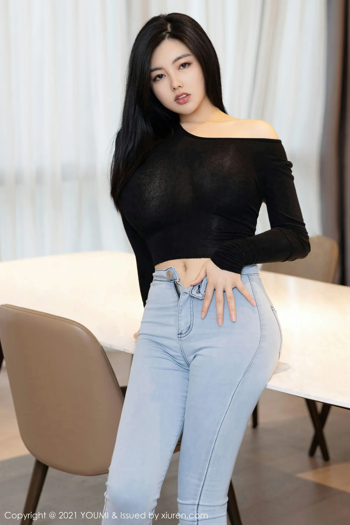 YOUMI 尤蜜荟 Vol.591 娜露 美臀丰满动人 - 1