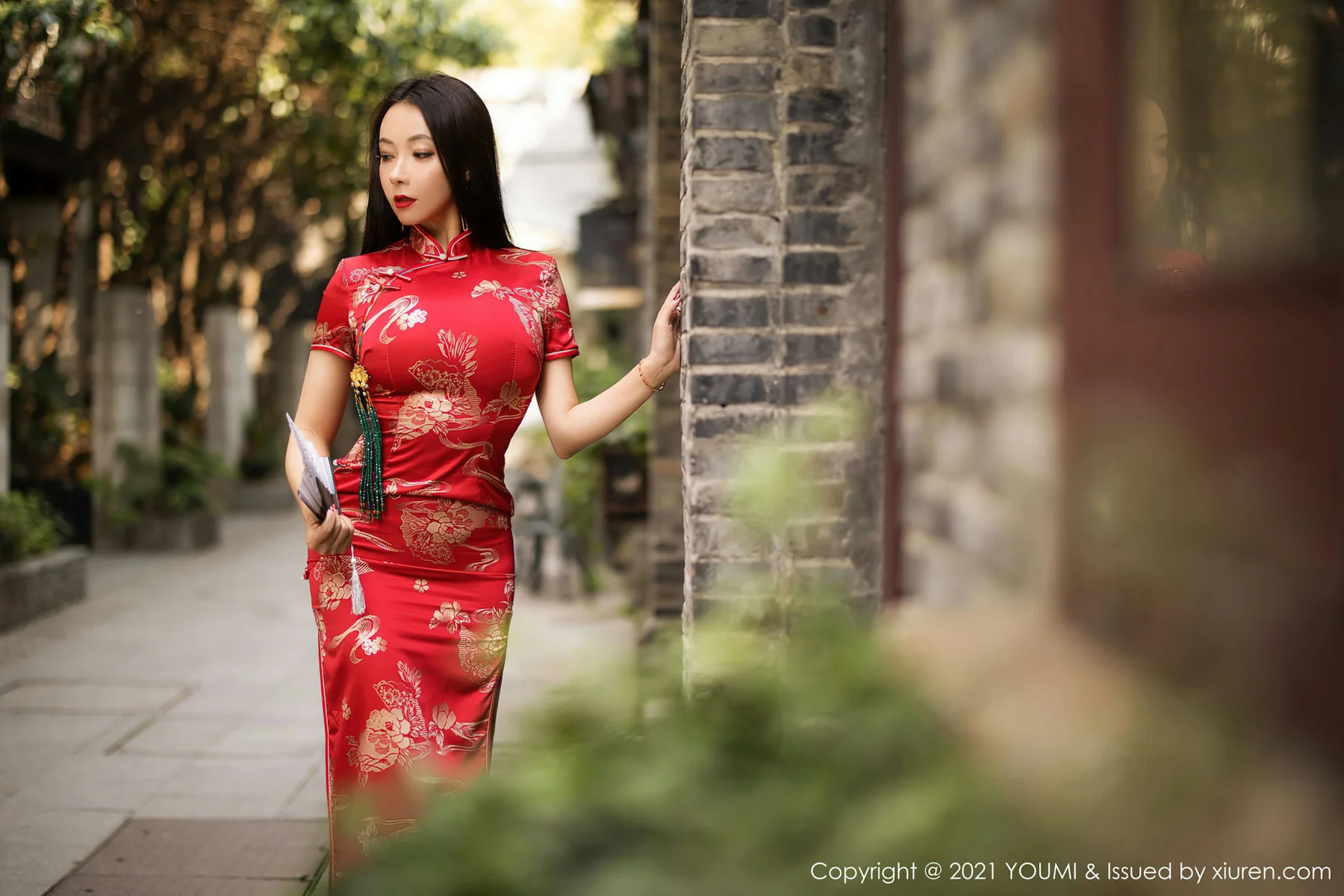 YOUMI 尤蜜荟 Vol.598 韵味旗袍 果儿 - 2