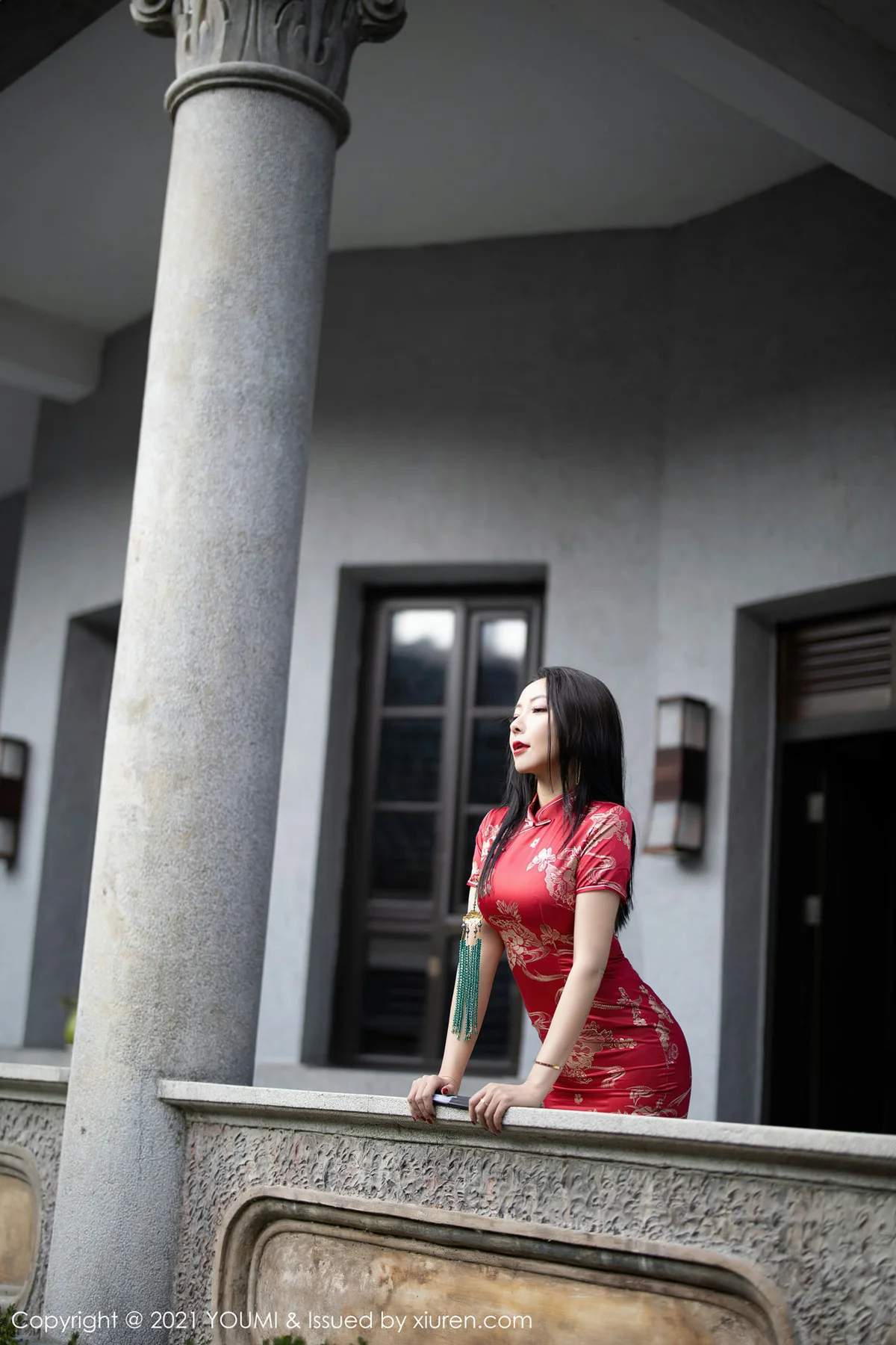 YOUMI 尤蜜荟 Vol.598 韵味旗袍 果儿 - 6