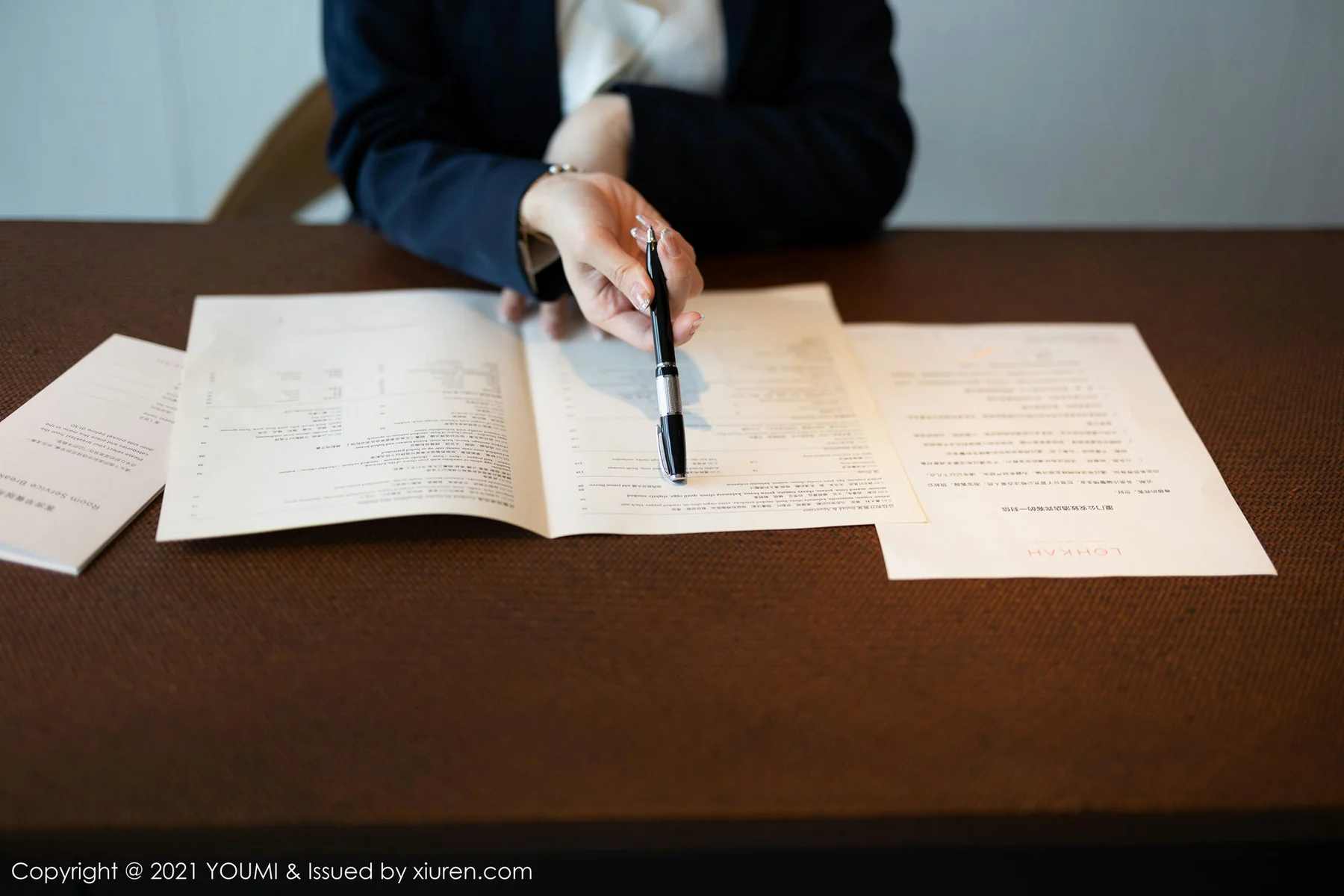 YOUMI 尤蜜荟 Vol.606 女强人与下属剧情主题 周于希 - 9