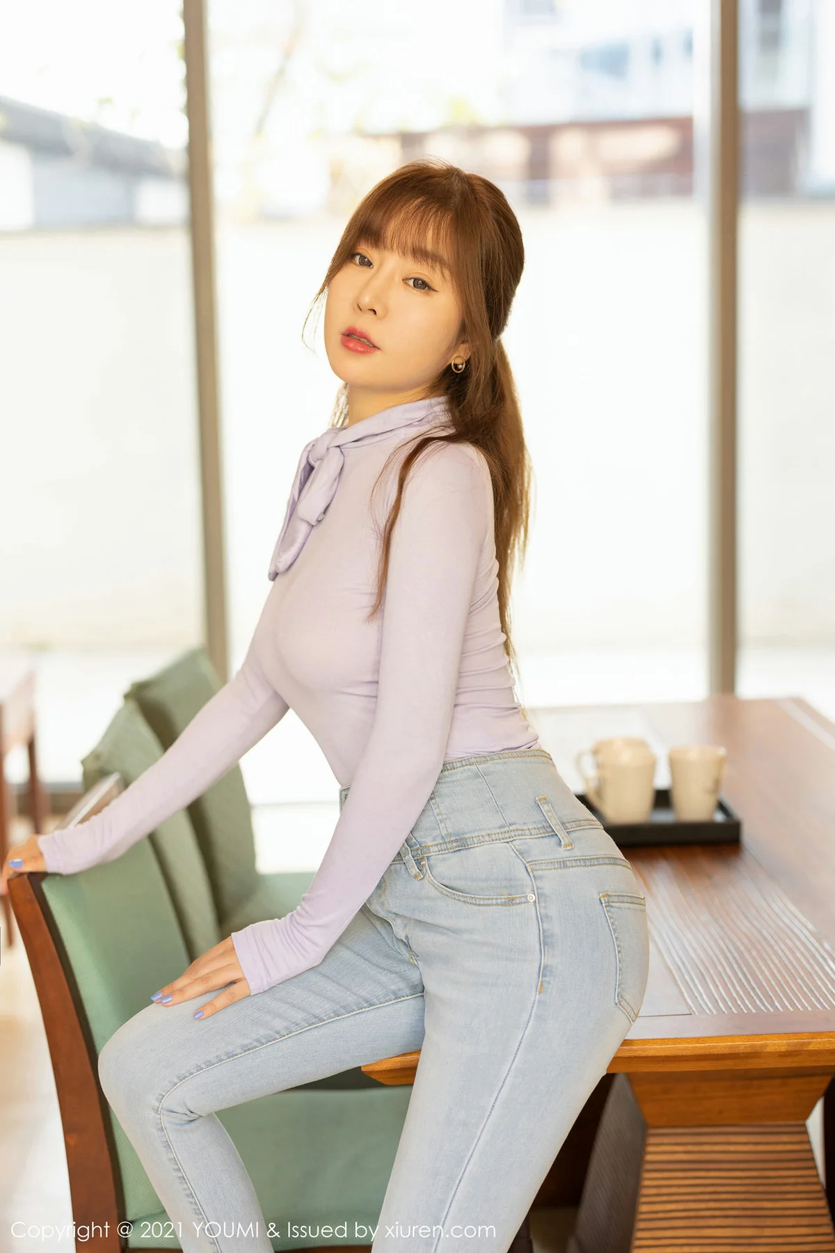 YOUMI 尤蜜荟 Vol.637  直爽牛仔裤 王雨纯 三亚旅拍1 - 4