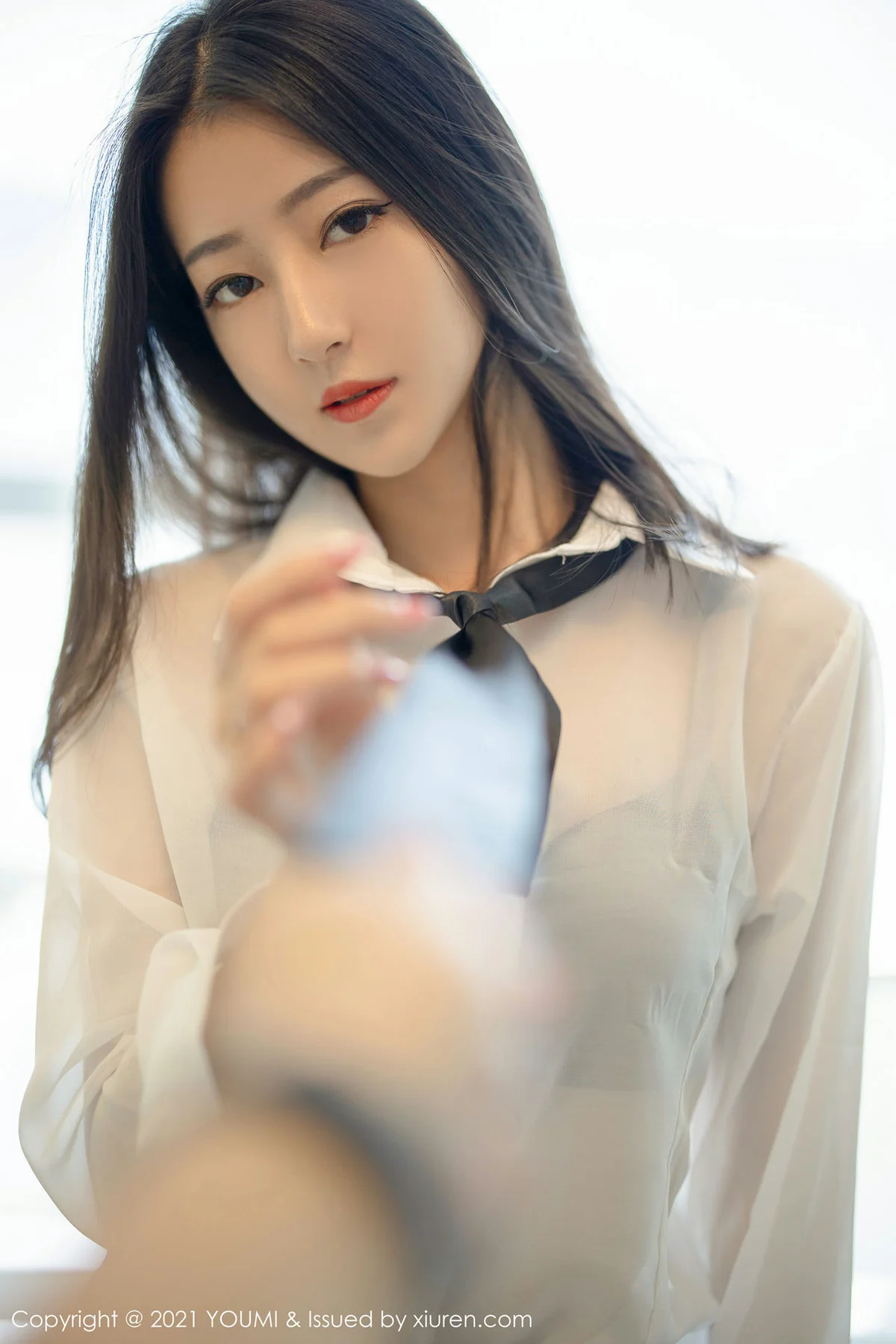 YOUMI 尤蜜荟 Vol.669  新人妹子 熊小诺  黑短裙OL - 3