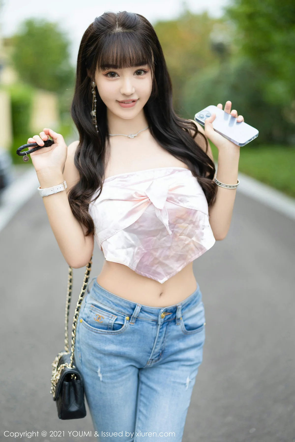 YOUMI 尤蜜荟 Vol.725 户外车内拍摄 朱可儿Flower 成都旅拍33 - 6