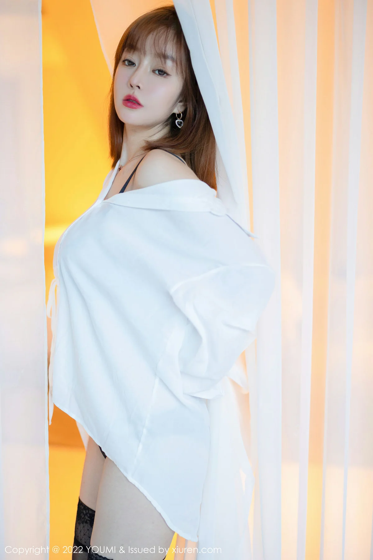 YOUMI 尤蜜荟 Vol.767 白色轻透上衣 王雨纯 三亚旅拍33 - 6