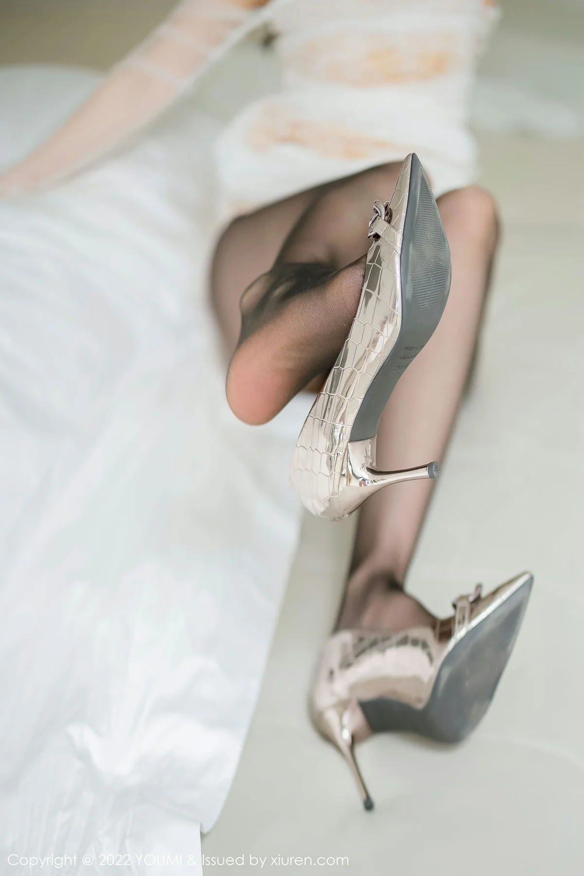 YOUMI 尤蜜荟 Vol.791 网纱轻透上衣 熊小诺 大理旅拍 - 5