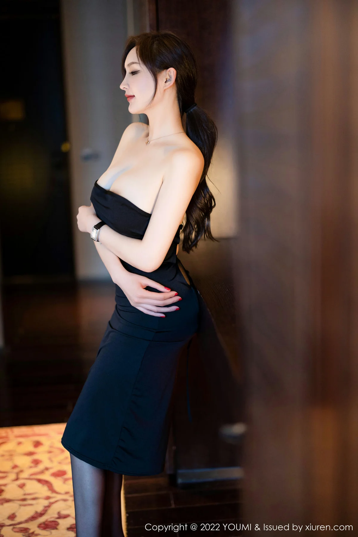 YOUMI 尤蜜荟 Vol.817 诱人黑丝 奶瓶土肥圆矮挫丑黑穷 性感私... - 7