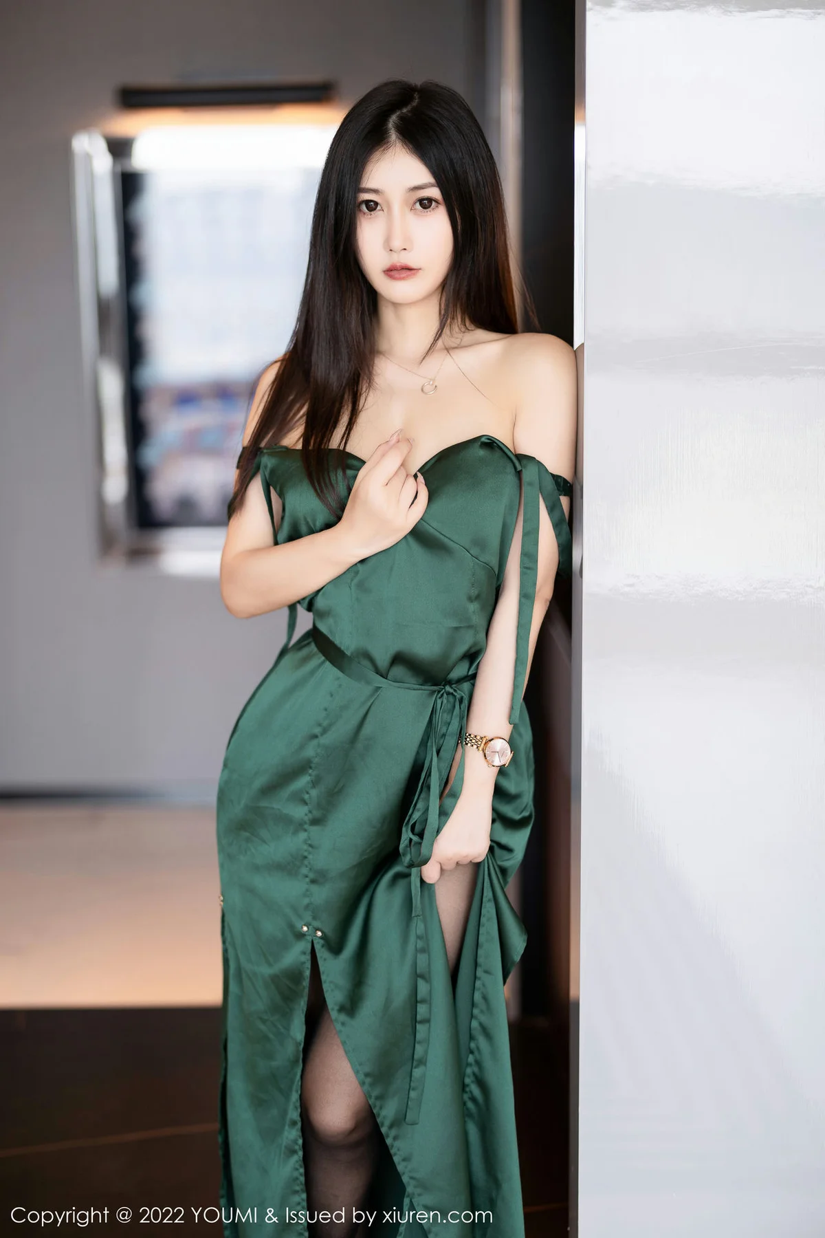 YOUMI 尤蜜荟 Vol.837 laura阿姣 黑色蕾丝内衣性感写真 - 1