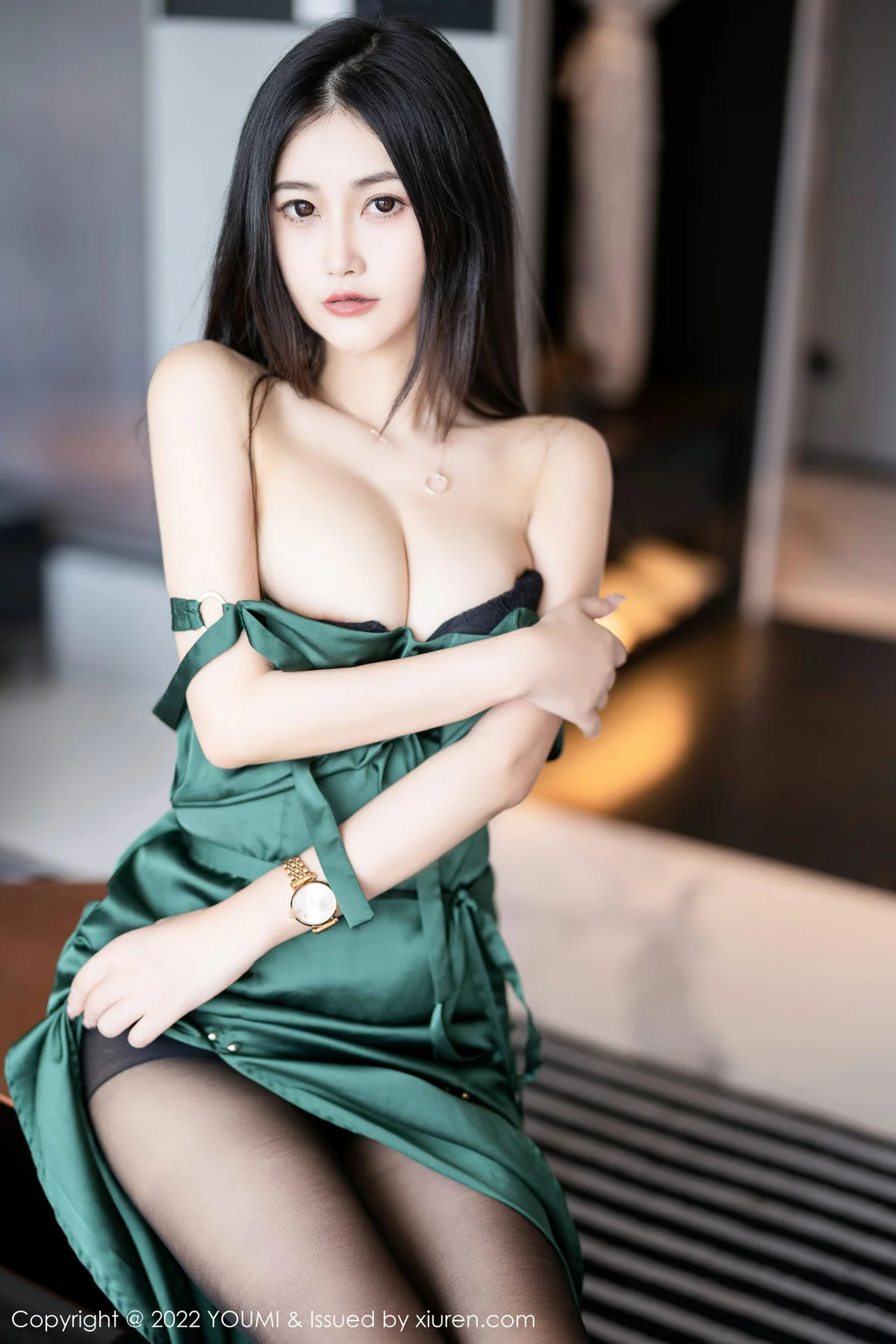 YOUMI 尤蜜荟 Vol.837 laura阿姣 黑色蕾丝内衣性感写真 - 9