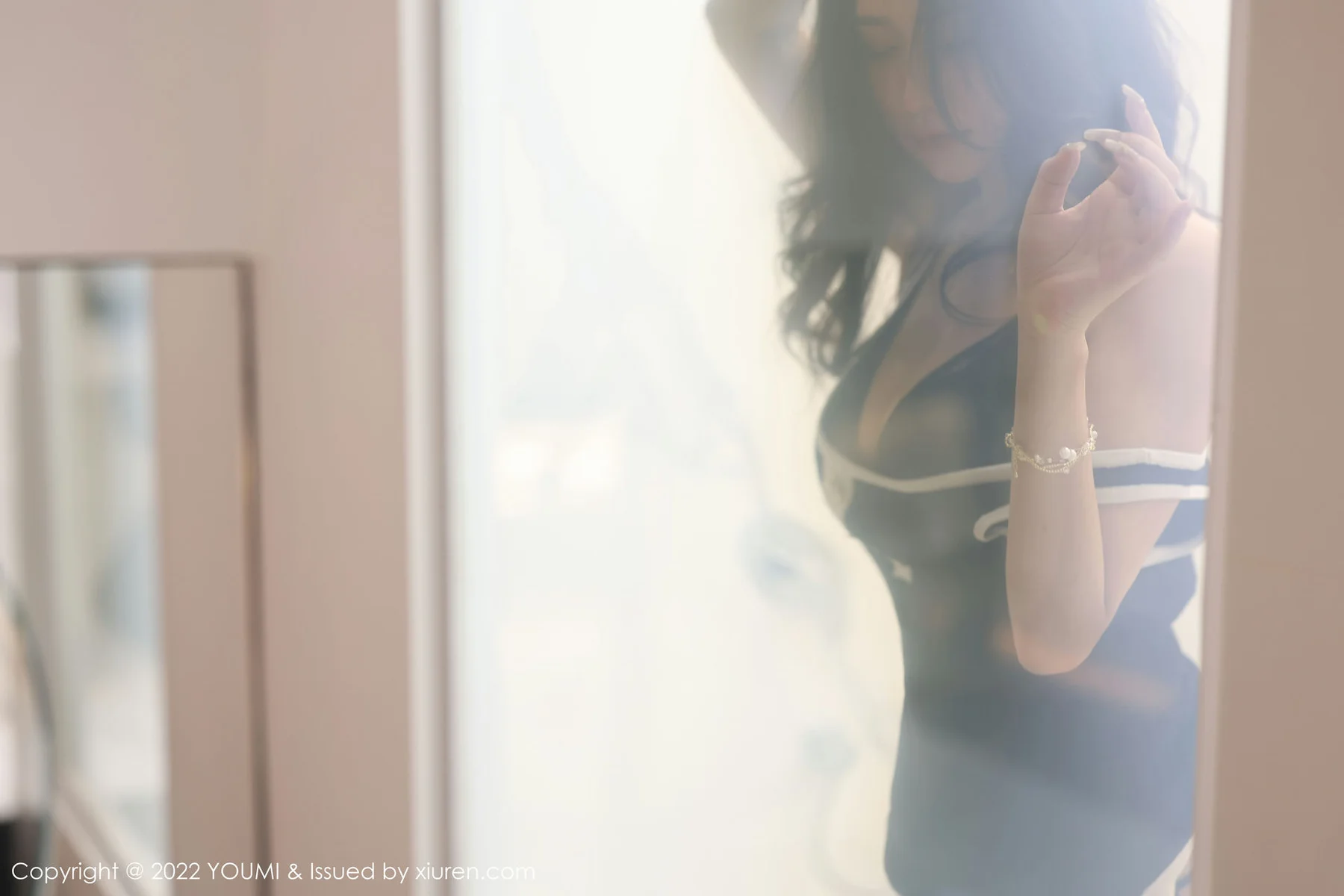 YOUMI 尤蜜荟 Vol.855 laura阿姣 黑色蕾丝内衣性感写真 - 9