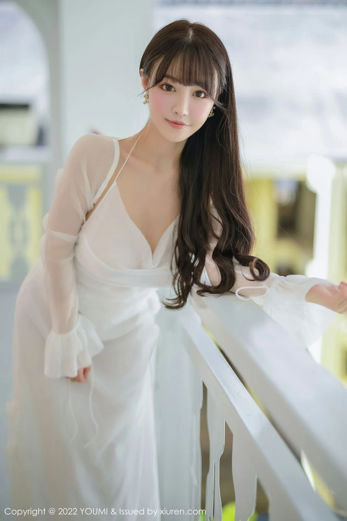 YOUMI 尤蜜荟 Vol.856 朱可儿Flora 娇柔丰满白色丝袜西双版纳... - 5