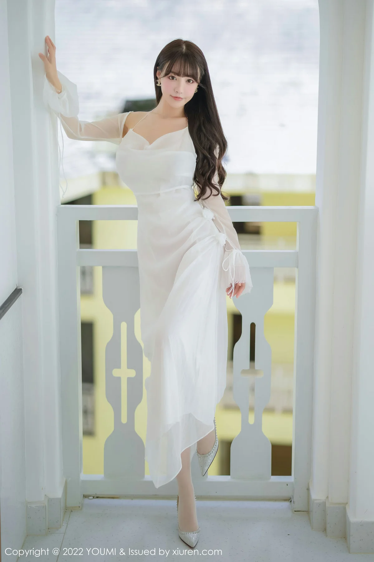 YOUMI 尤蜜荟 Vol.856 朱可儿Flora 娇柔丰满白色丝袜西双版纳... - 6