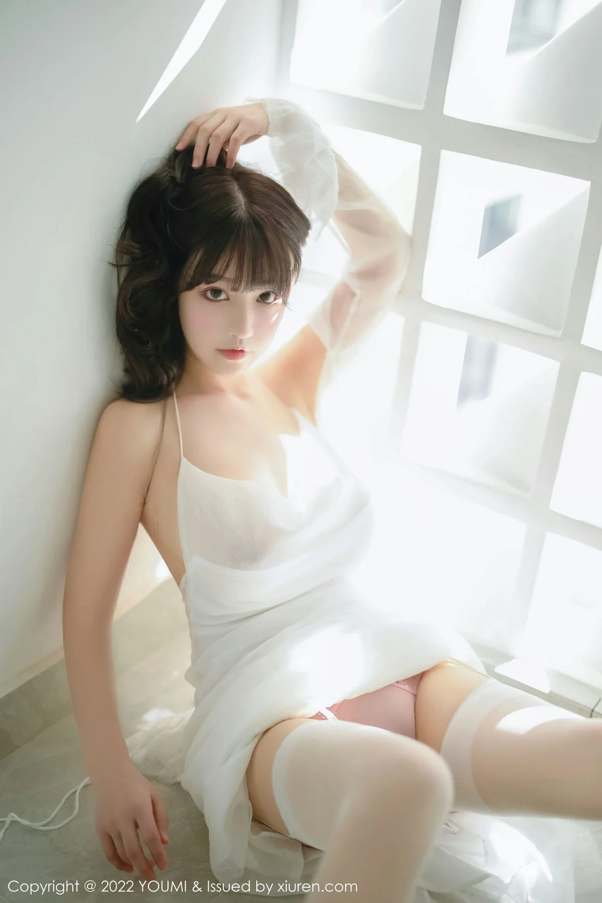 YOUMI 尤蜜荟 Vol.856 朱可儿Flora 娇柔丰满白色丝袜西双版纳... - 5