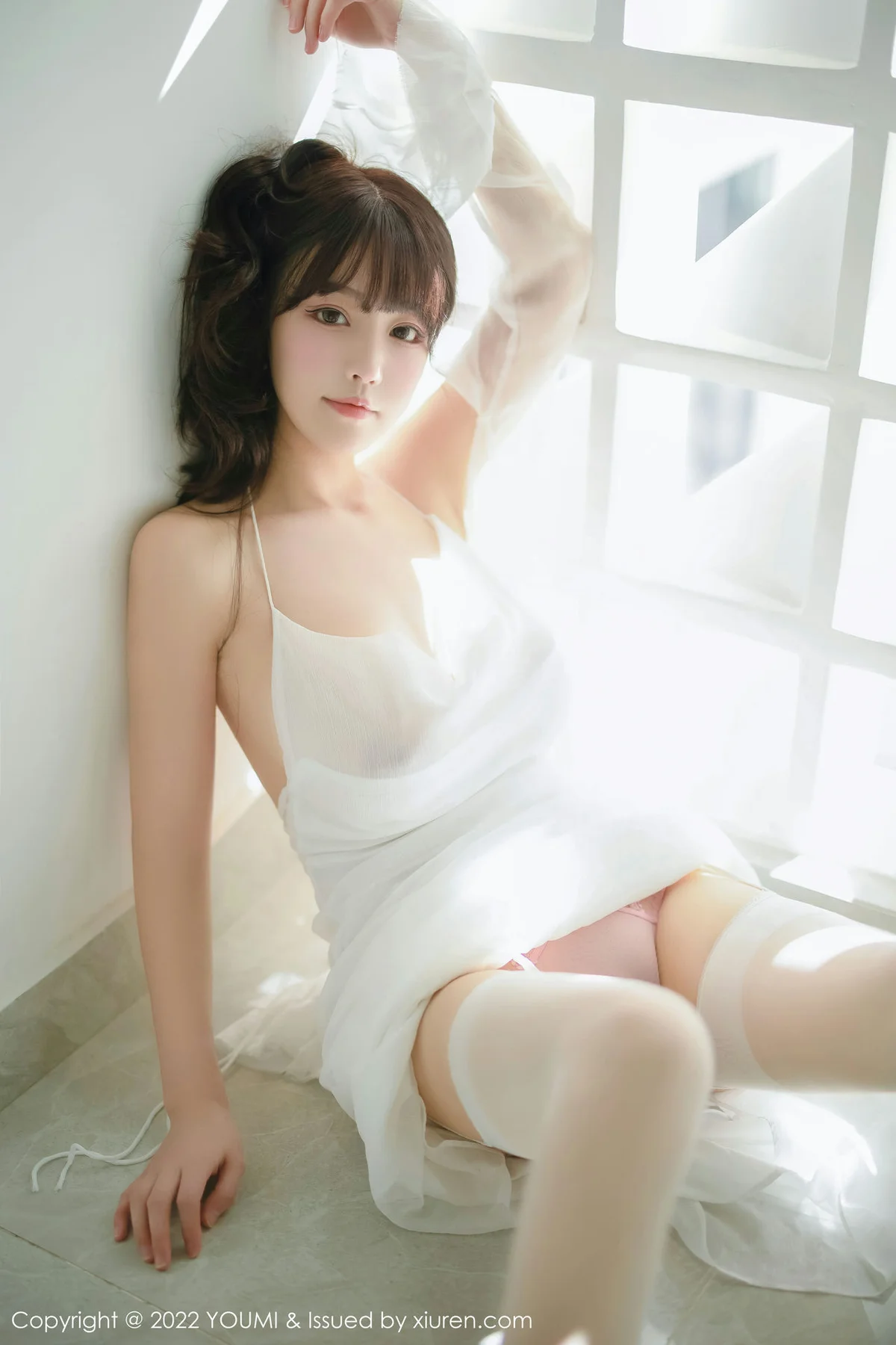 YOUMI 尤蜜荟 Vol.856 朱可儿Flora 娇柔丰满白色丝袜西双版纳... - 6