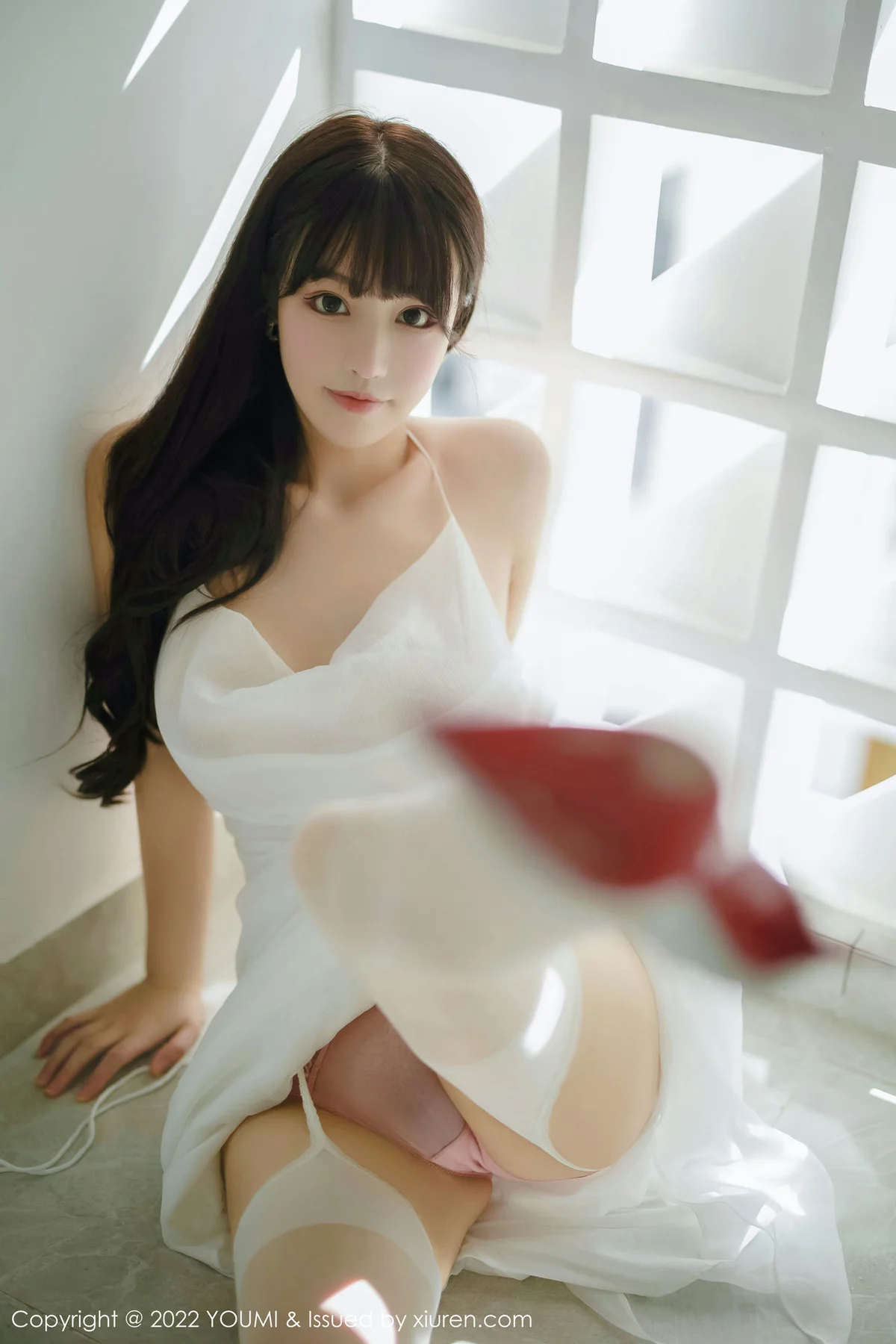 YOUMI 尤蜜荟 Vol.856 朱可儿Flora 娇柔丰满白色丝袜西双版纳... - 7