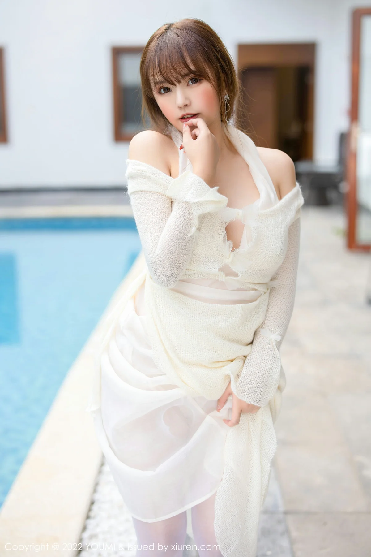 YOUMI 尤蜜荟 Vol.862  张思允Nice 泳池场景拍摄西双版纳旅拍 - 7