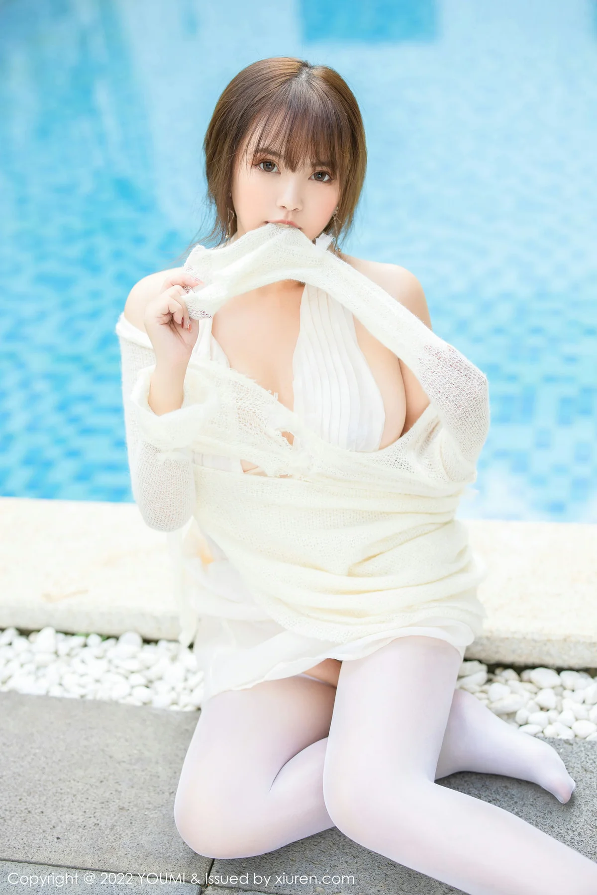 YOUMI 尤蜜荟 Vol.862  张思允Nice 泳池场景拍摄西双版纳旅拍 - 7