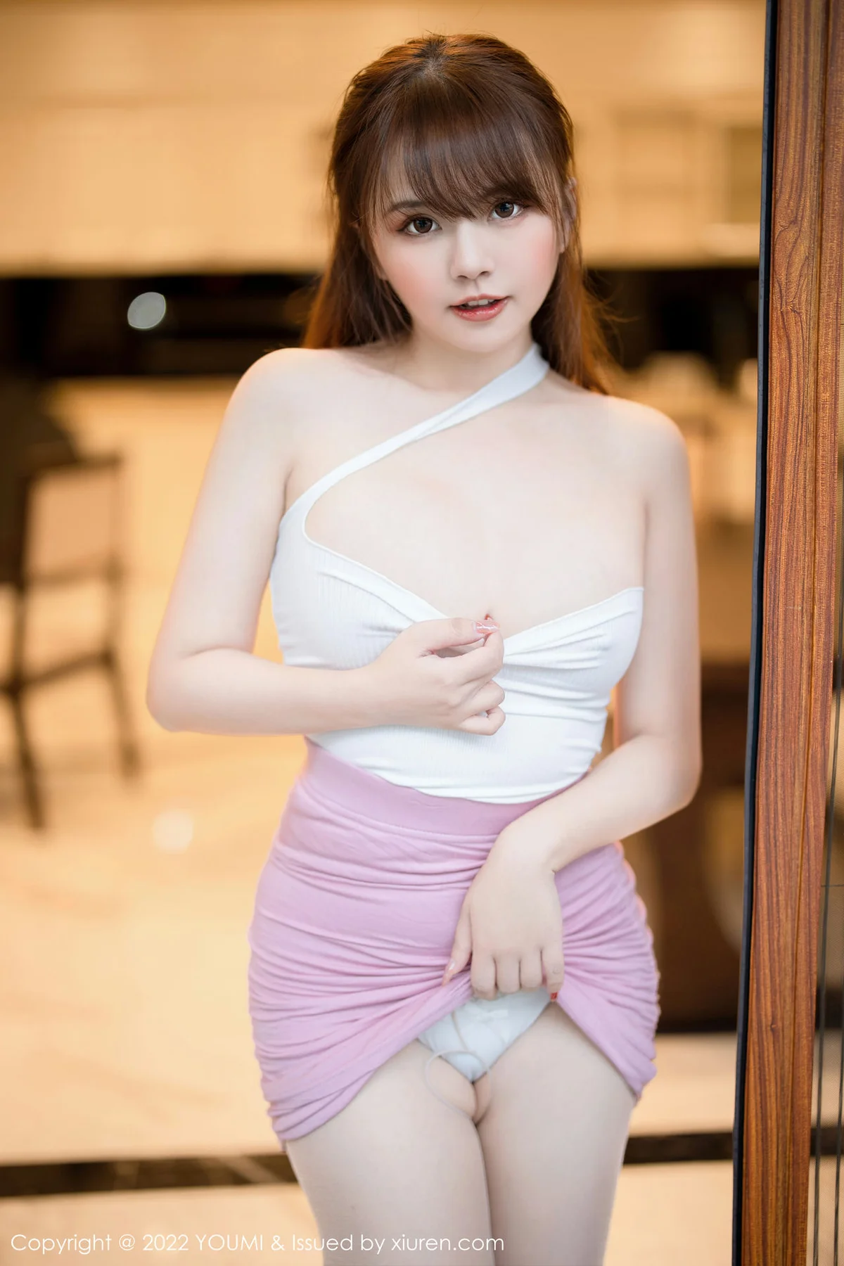 YOUMI 尤蜜荟 Vol.872 张思允Nice 诱人原色丝袜西双版纳旅拍 - 1