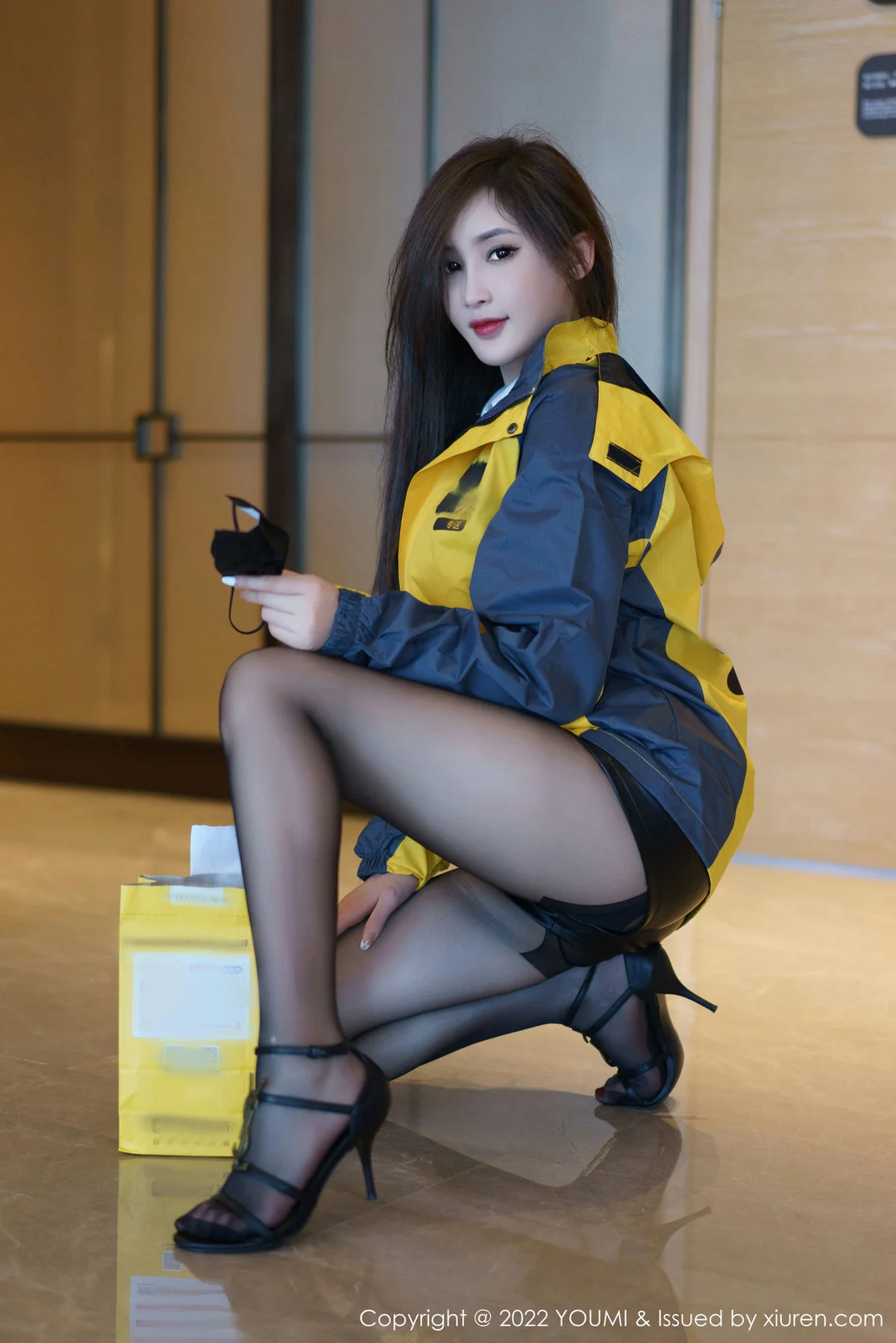 YOUMI 尤蜜荟 Vol.884 Carol周妍希 外卖配送员角色扮演三亚旅拍 - 8