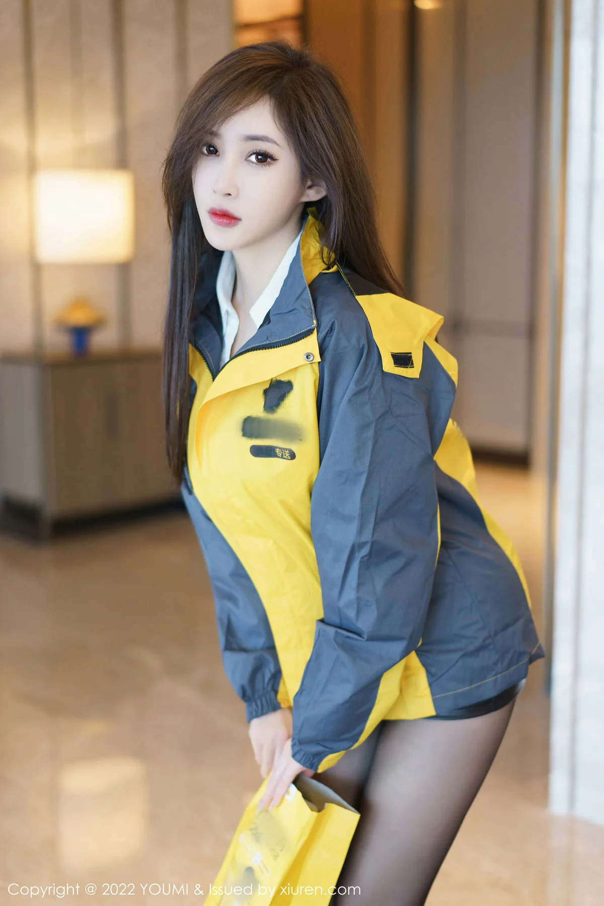 YOUMI 尤蜜荟 Vol.884 Carol周妍希 外卖配送员角色扮演三亚旅拍 - 1