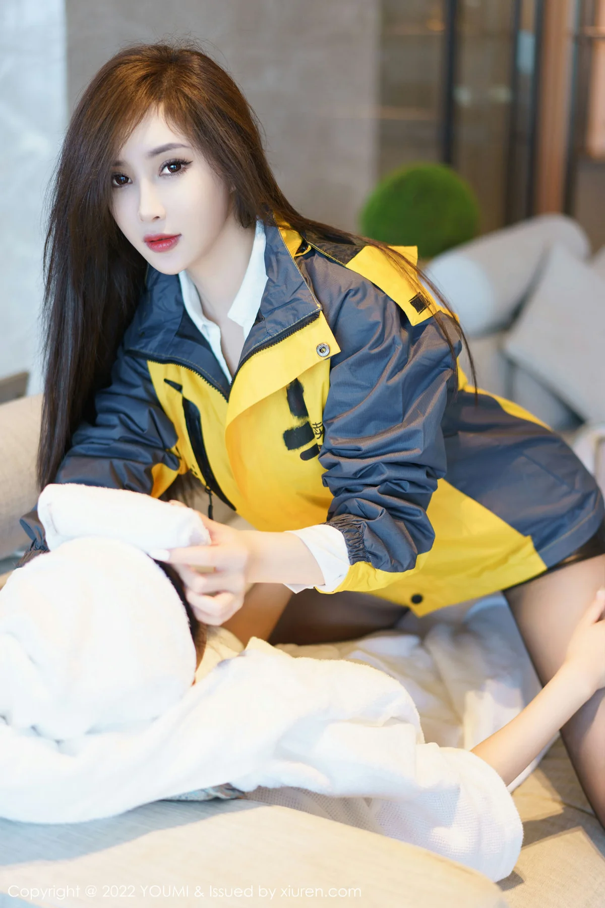 YOUMI 尤蜜荟 Vol.884 Carol周妍希 外卖配送员角色扮演三亚旅拍 - 9