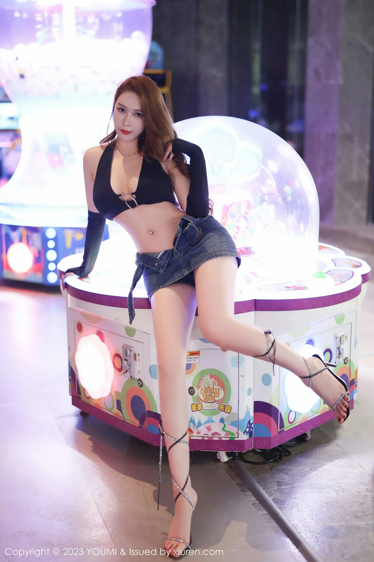 YOUMI 尤蜜荟 Vol.886 Egg-尤妮丝Egg 熟女气息牛仔短裙海南万宁... - 2