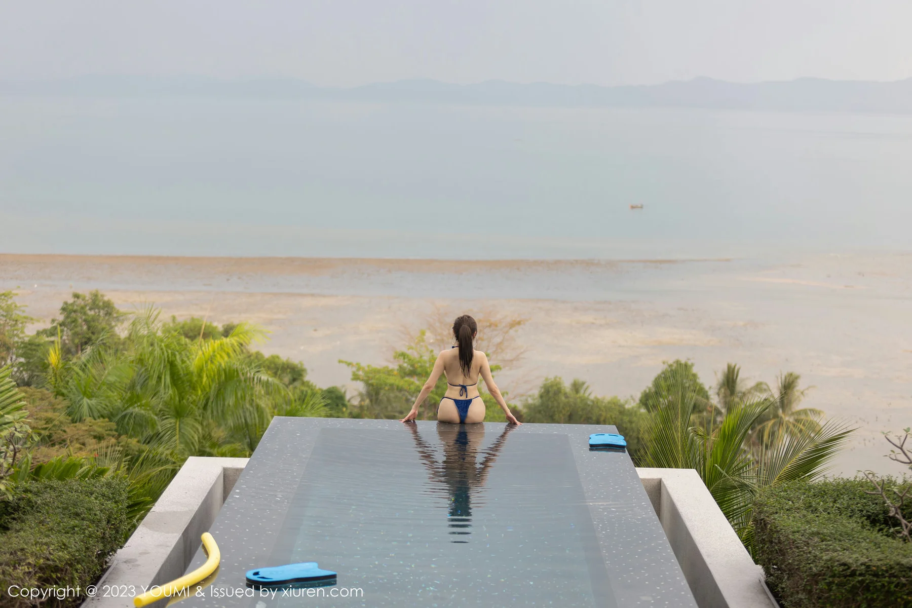 YOUMI 尤蜜荟 Vol.935 Carol周妍希 蓝色比基尼泰国旅拍22 - 1
