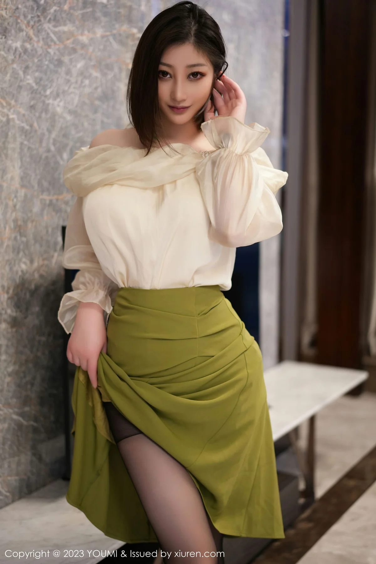 YOUMI 尤蜜荟 Vol.940 妲己_Toxic 白色蕾丝内衣性感写真11 - 6