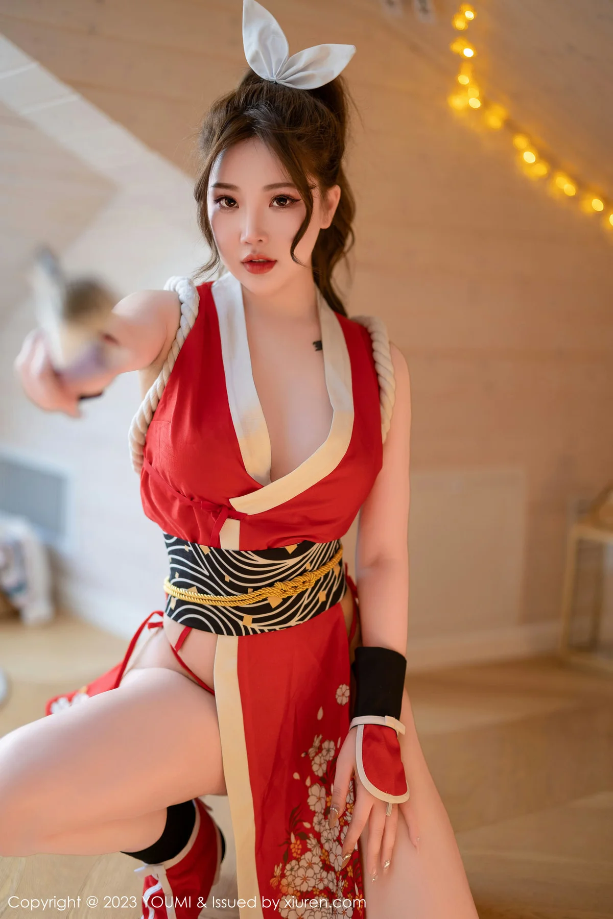 YOUMI 尤蜜荟 Vol.962 小海臀Rena 不知火舞cosplay性感写真 - 6