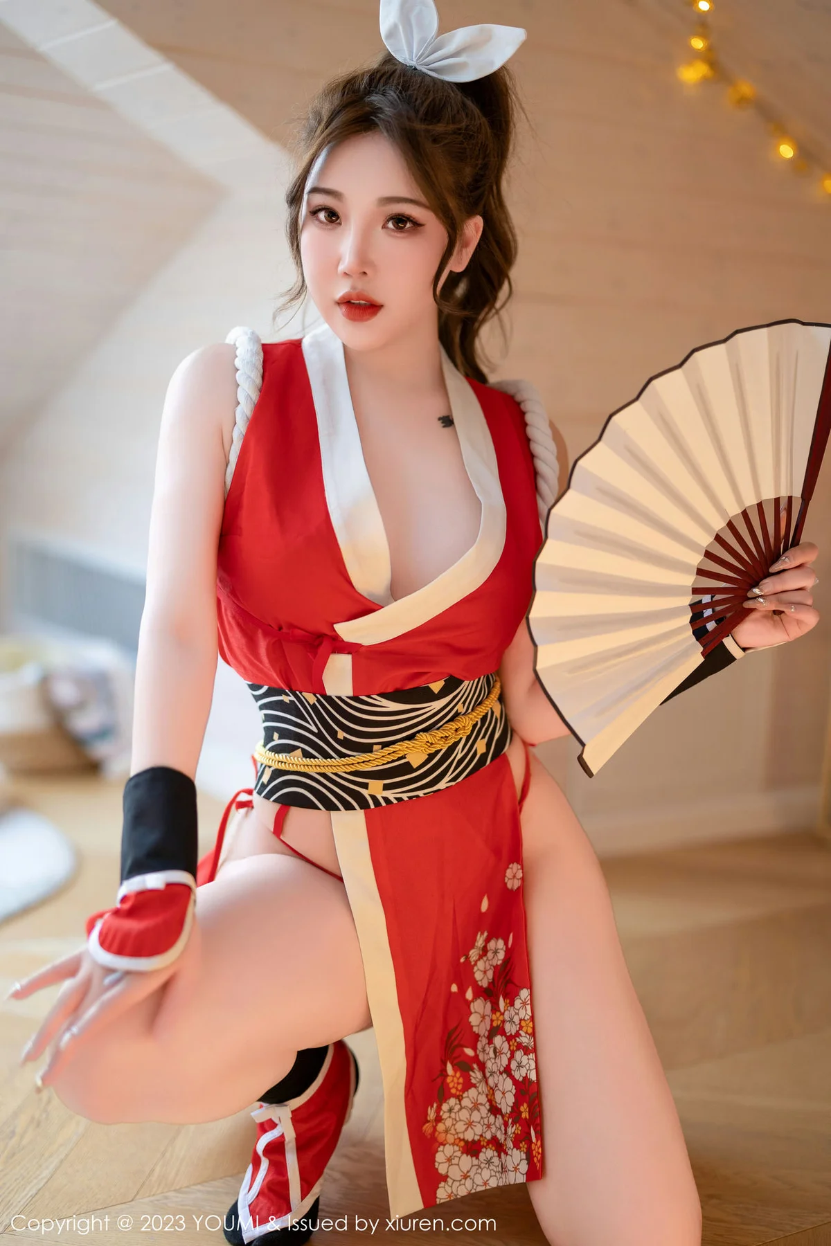 YOUMI 尤蜜荟 Vol.962 小海臀Rena 不知火舞cosplay性感写真 - 7