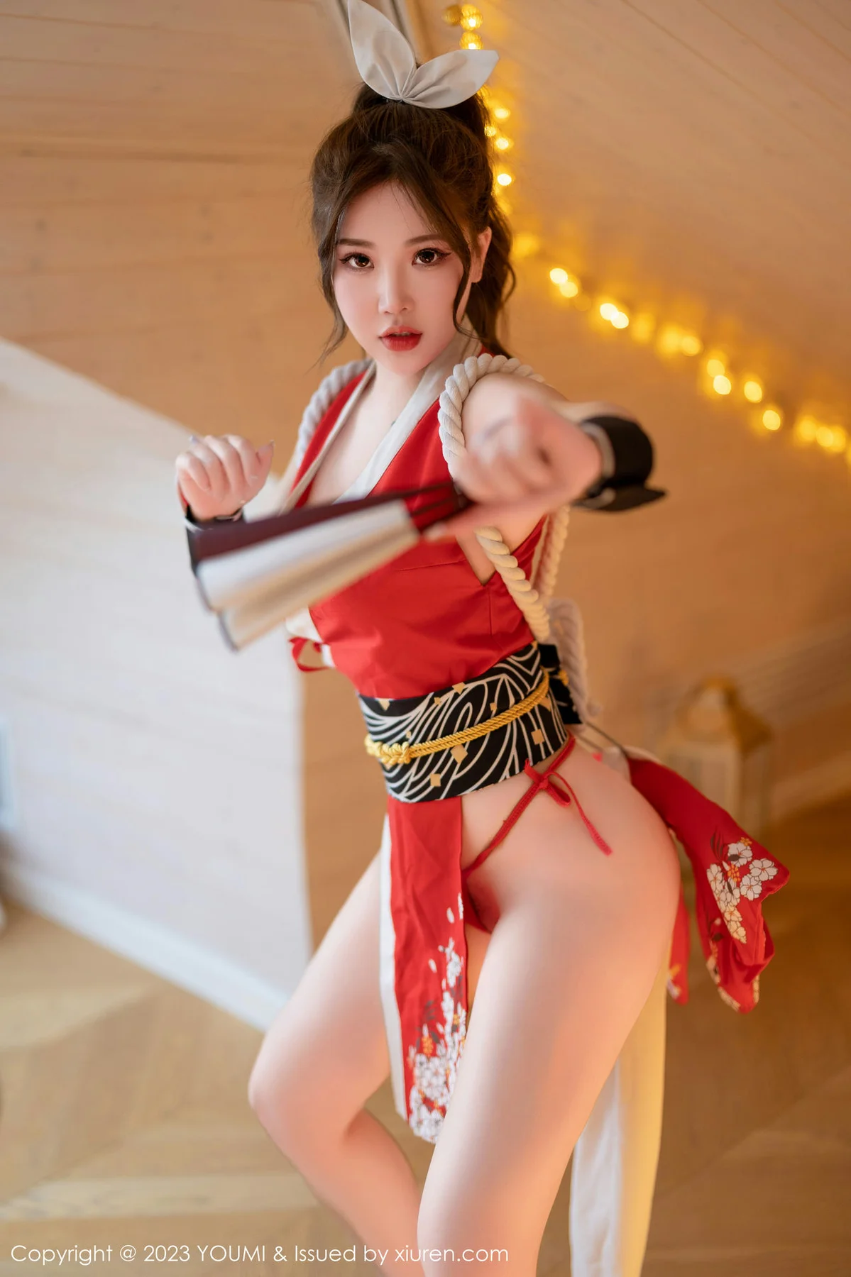 YOUMI 尤蜜荟 Vol.962 小海臀Rena 不知火舞cosplay性感写真 - 4