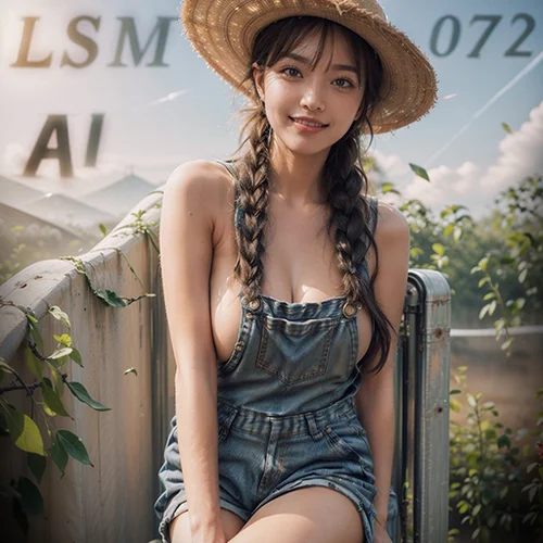 AIG  No.072 田园爆乳背带美女