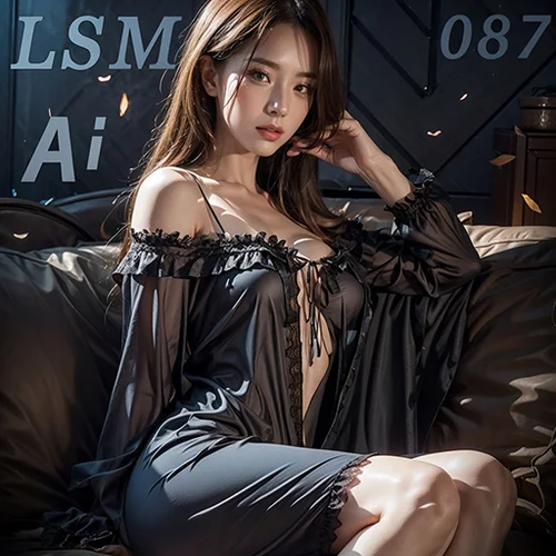 AIG  No.087 黑丝纱裙气质美女