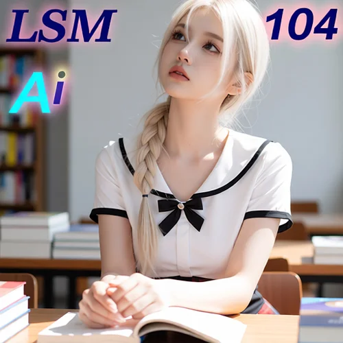 AIG  No.104 熙蕾学姐ruby 超美银发短裙美女图书馆美照