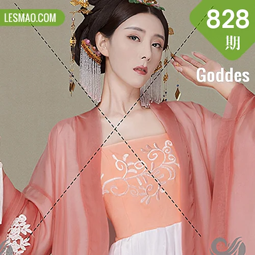 Goddes 头条女神 No.828 贵妃醉酒莫晓希