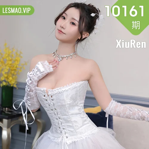 XiuRen 秀人 No.10161 杏子Yada 白色连衣短裙