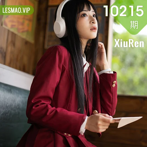 XiuRen 秀人 No.10215 茂木希子 新人红色裙子肉色丝袜