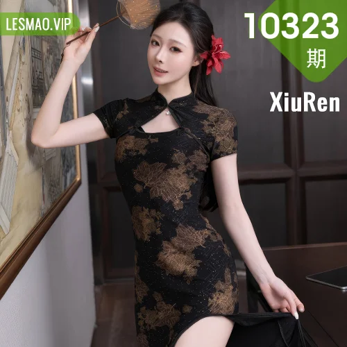 XiuRen 秀人 No.10323 小逗逗 黑色古风服饰蕾丝