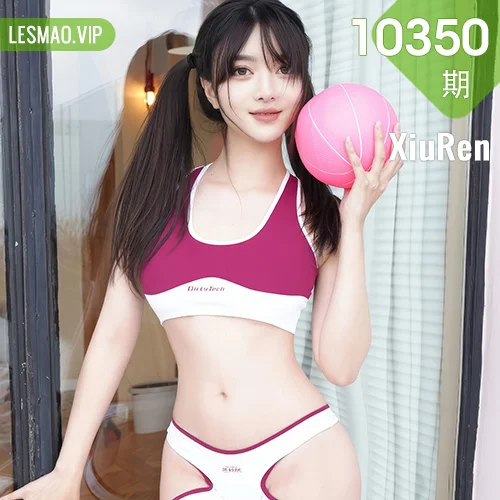 XiuRen 秀人 No.10350 白露lulu 深色运动服双马尾