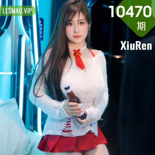 XiuRen 秀人 No.10470 小肉肉咪 童颜巨乳红色短裙白色丝袜