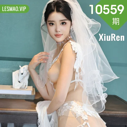 XiuRen 秀人 No.10559 糯梨子 白色婚纱搭配