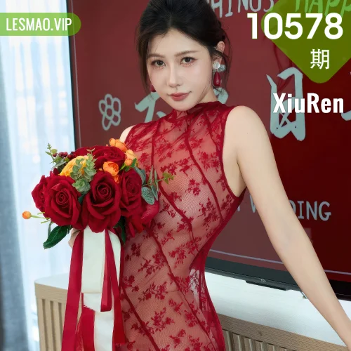 XiuRen 秀人 No.10578 尹甜甜 红色新娘晨袍