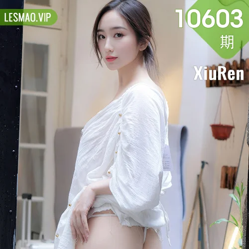 XiuRen 秀人 No.10603 楠芝 街拍白色长袍