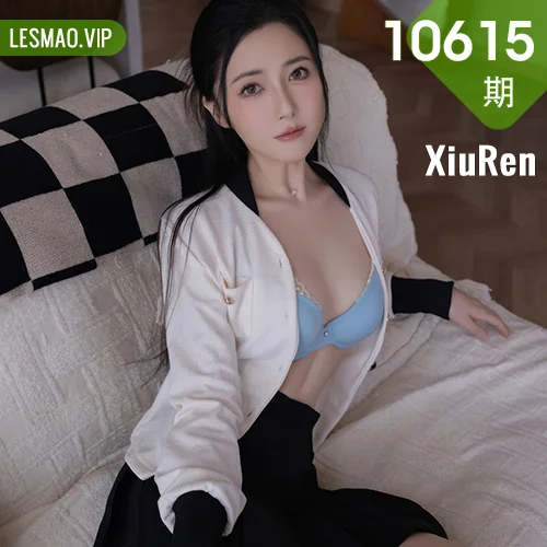 XiuRen 秀人 No.10615 鱼子酱Fish  黑色短裙肉色丝袜