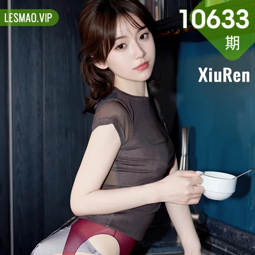 XiuRen 秀人 No.10633 汁汁 黑色衬衫红色丝袜