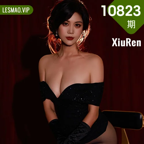 XiuRen 秀人 No.10823 玫瑰我爱你 黑色连衣短裙