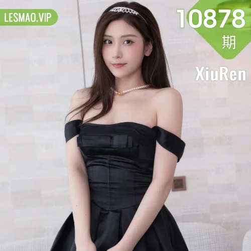 XiuRen 秀人 No.10878 刘婷婷 黑色连衣短裙魅惑黑丝